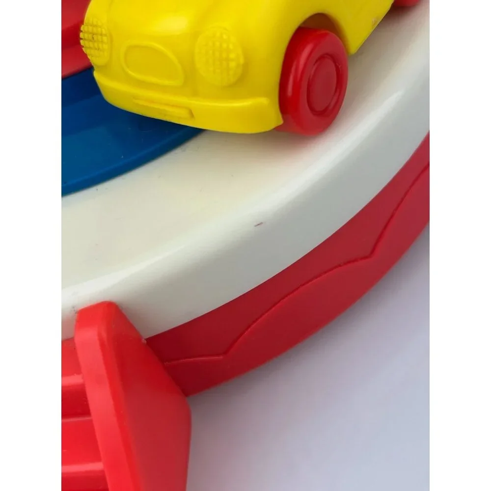 Illco Sesame Street Carousel Express Toy Moving Chime Cookie Monster Ernie VTG